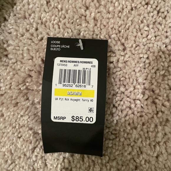 SWEATSHIRT UNDER ARMOUR PROJECT ROCK HEAVYWEIGHT TERRY HOODIE - Picture 4 of 5